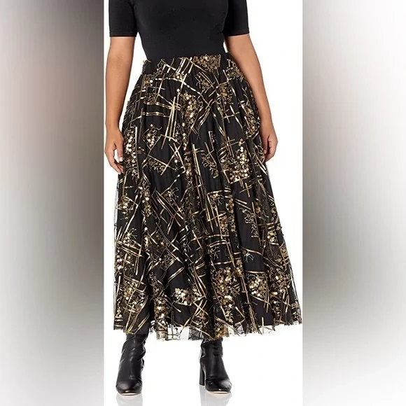 Making the Cut Season 2 Episode 7 Winning Look Andrea's Sequin Skirt NWT Size S - Picture 4 of 14